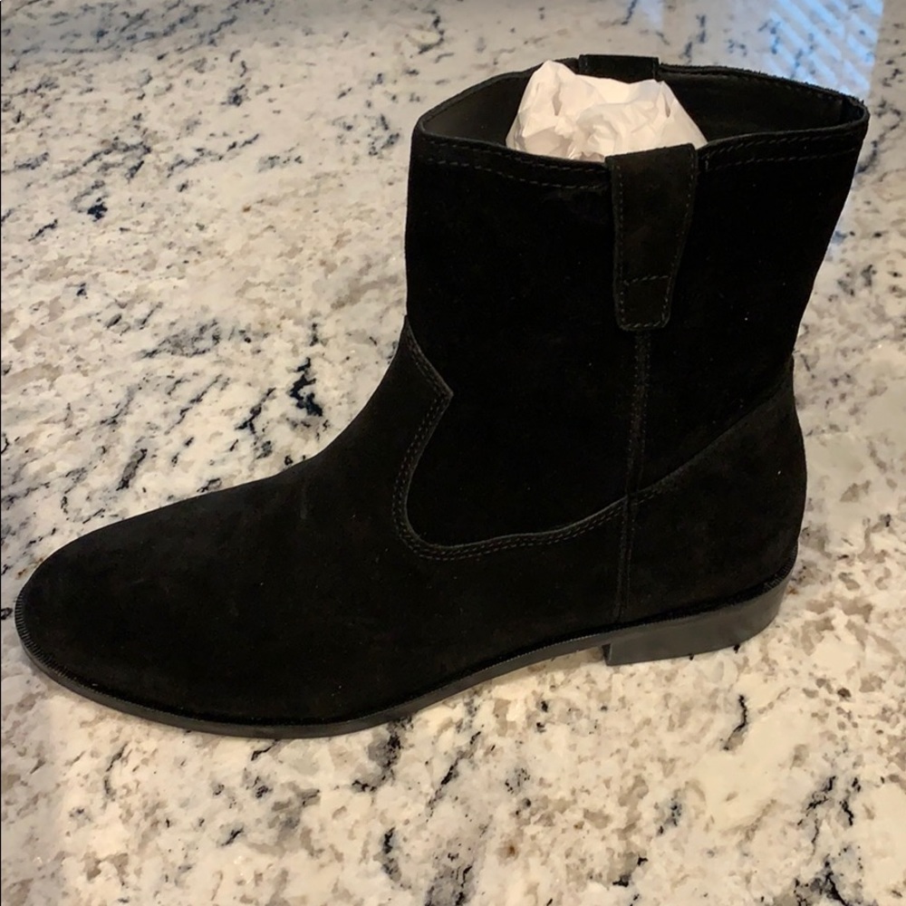 Recbecca Minkoff Black Suede Bootie
